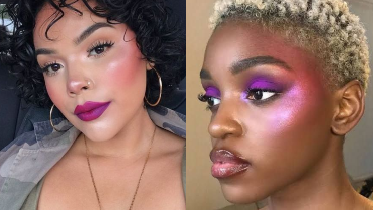 ¿Por qué el rubor morado o ciruela es el mejor secreto para iluminar las pieles morenas?