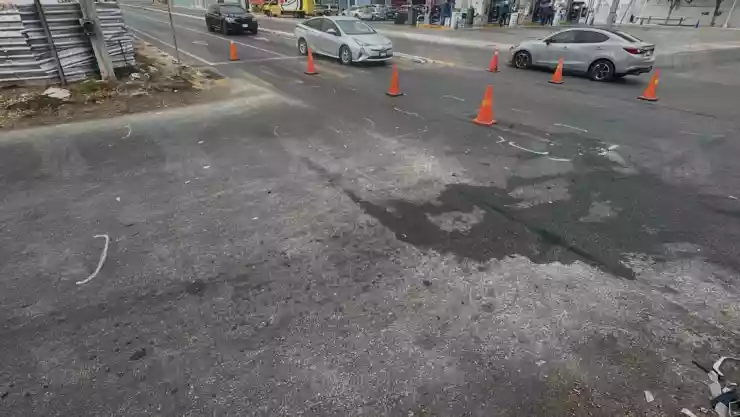 FOTOS_ Se pasa el alto en Montebello y provoca FUERTE ACCIDENTE hoy, viernes 9 de mayo de 2025