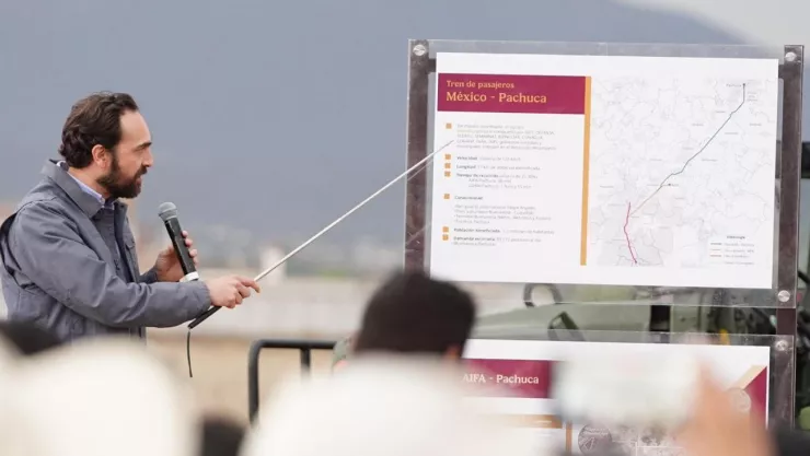 Comienza construcción del Tren México - Pachuca