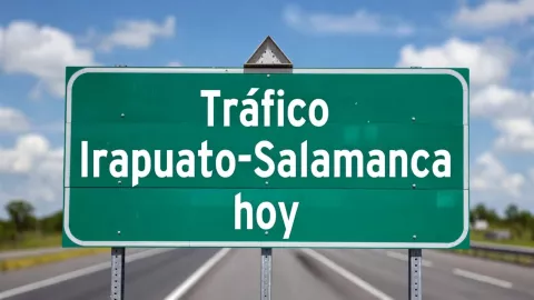 ¿Hay obstrucción vial sobre la carretera Irapuato-Salamanca Este es el tráfico vehicular hoy 25 de febrero.jpg