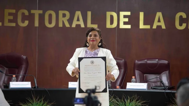 Clara Brugada constancia de validez