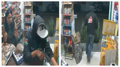 Ladrón con sudadera de Pemex asaltó tienda de abarrotes en Oaxaca| VIDEO