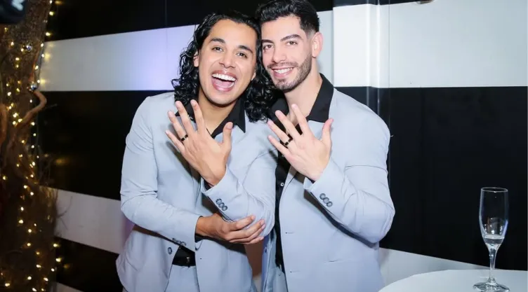 Jhonny Caz de Grupo Firme Así fue su boda con Jonathan Bencomo