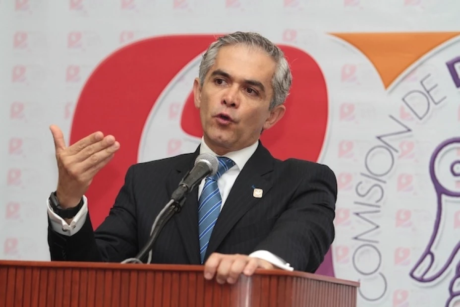 Miguel Ángel Mancera, jefe de Gobierno del DF