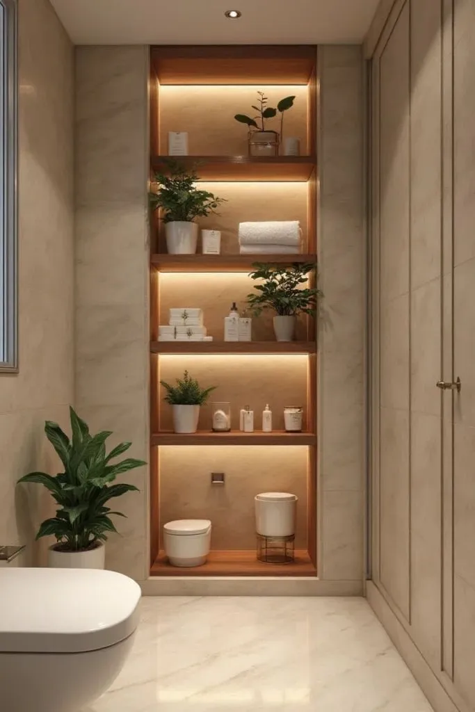 6 opciones para reemplazar repisas del baño por soluciones más limpias y elegantes