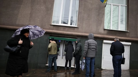 cajeros Ucrania Rusia carreteras