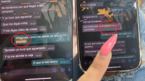 Captura de golpes entre Yeri MUA y Paponas