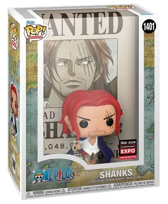 Funko Pop Shanks #1401 (One Piece) con sticker compartido de la expo C2E2.jpg