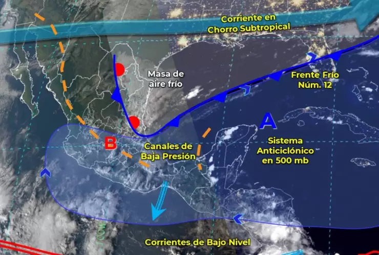 Pronóstico del clima en Quintana Roo hoy 1 de diciembre