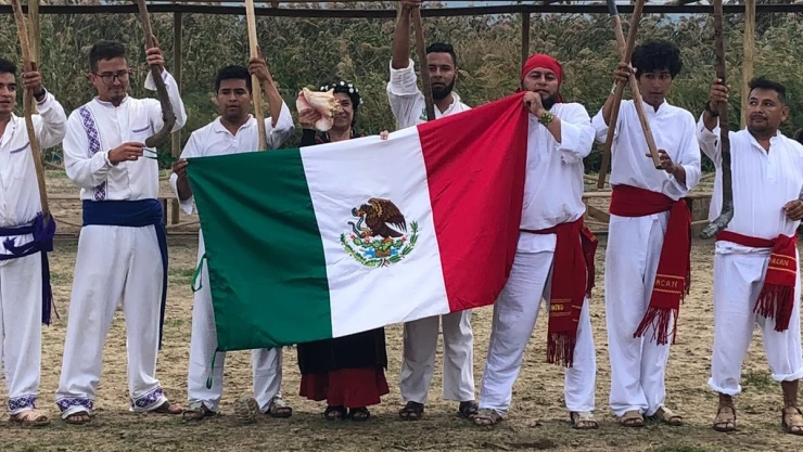 México conquista con juego de pelota purépecha