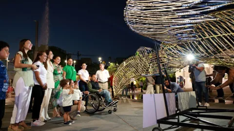 Se inauguró la exposición Alebrijes Monumentales Cancún 2023 en la Plaza de la Reforma