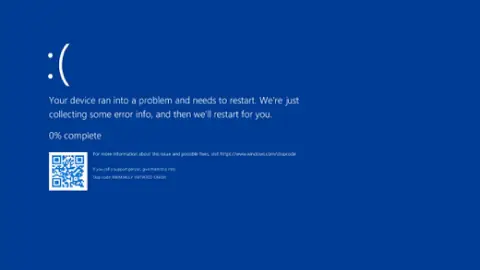 ¿Qué significa la pantalla azul de Microsoft en mi laptop?