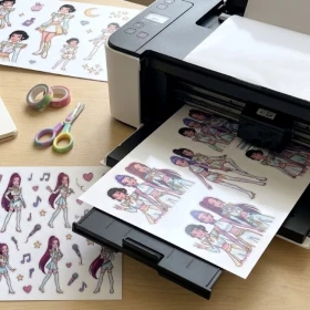 4 plantillas de stickers de Rumi, Mira y Zoey para imprimir y decorar los cuadernos escolares de tus hijos
