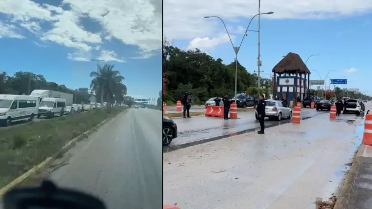 Tráfico en Cancún hoy: Implementan de seguridad en Boulevard Colosio y Zona hotelera