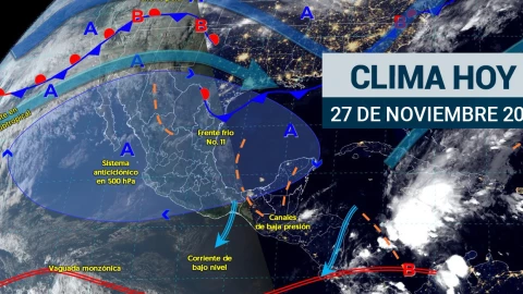 Clima en M&eacute;xico, &iquest;qu&eacute; se espera el mi&eacute;rcoles?