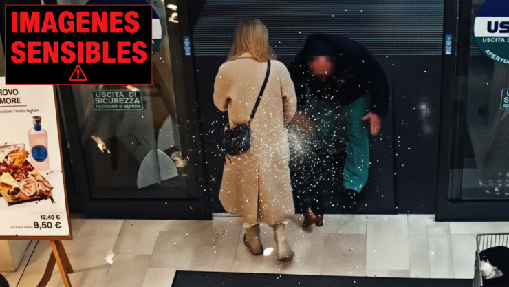 Terror en el supermercado: Frustran secuestro de una bebé en Italia