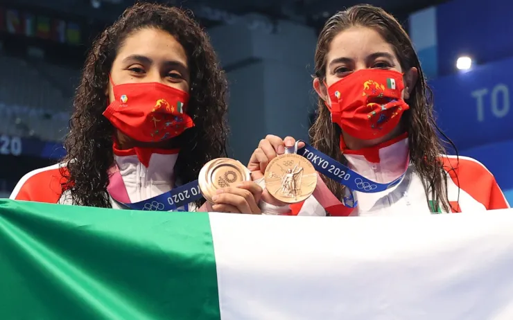 Ale Orozco y Gaby Agúndez en Tokyo 2020