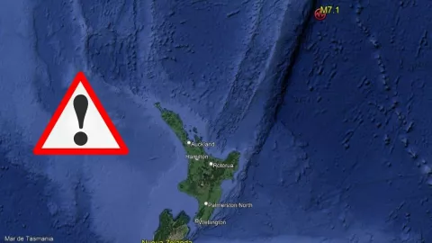 Terremoto en Nueva Zelanda hoy; emiten alerta de tsunami