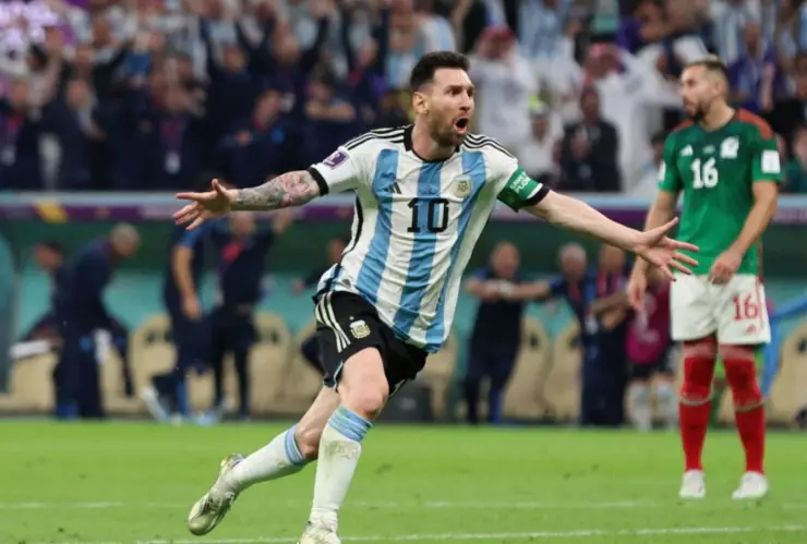 México 0-2 Argentina resultado goles de Messi y Fernández