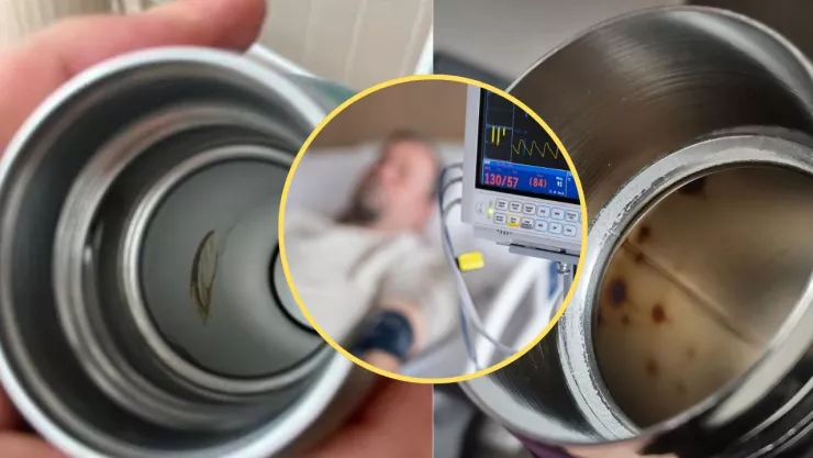 Tu termo reutilizable podría matarte: hombre pierde la vida por usar el mismo por diez años