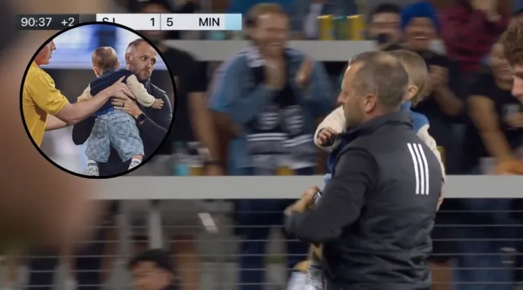 José Earthquakes vs Minnesota United Bebé invade la cancha