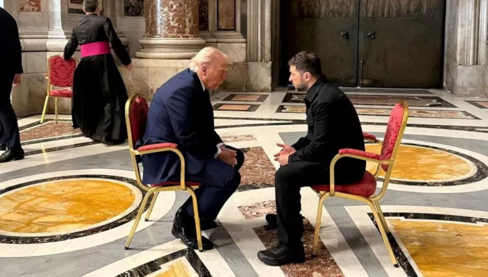 Reunión entre Donald Trump y Zelenski