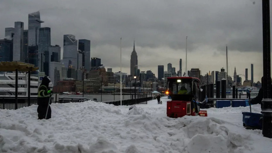 Vórtice polar provoca nevadas históricas