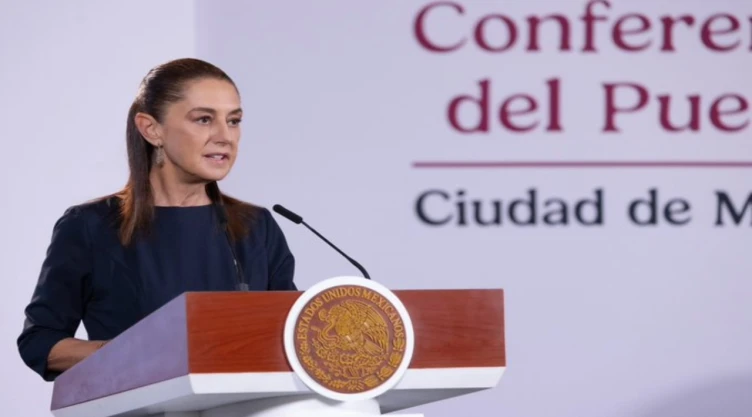 Conferencia mañanera de Claudia Sheinbaum desde Palacio Nacional hoy jueves 8 de octubre