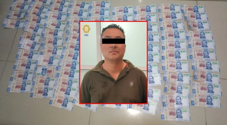 Un sujeto fue detenido por fraude en un banco de CDMX.