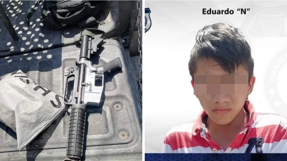 Joven detenido en Morelos