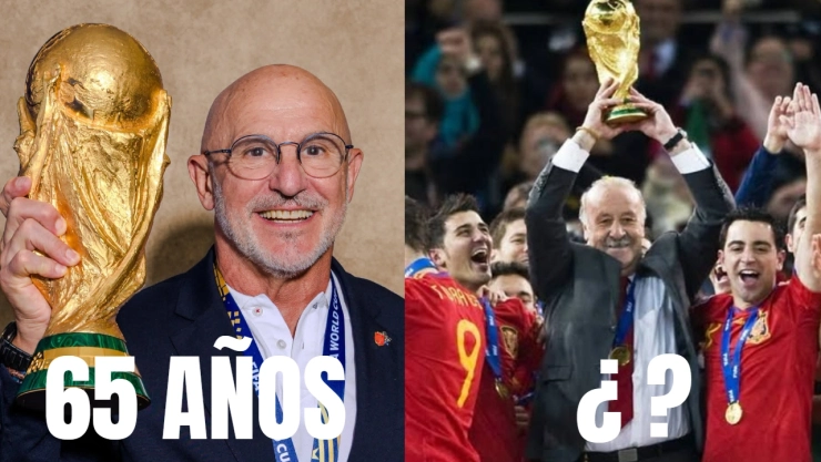 Luis de la Fuente ganó el Mundial con España con más edad que Vicente del Bosque y este dato sorprende