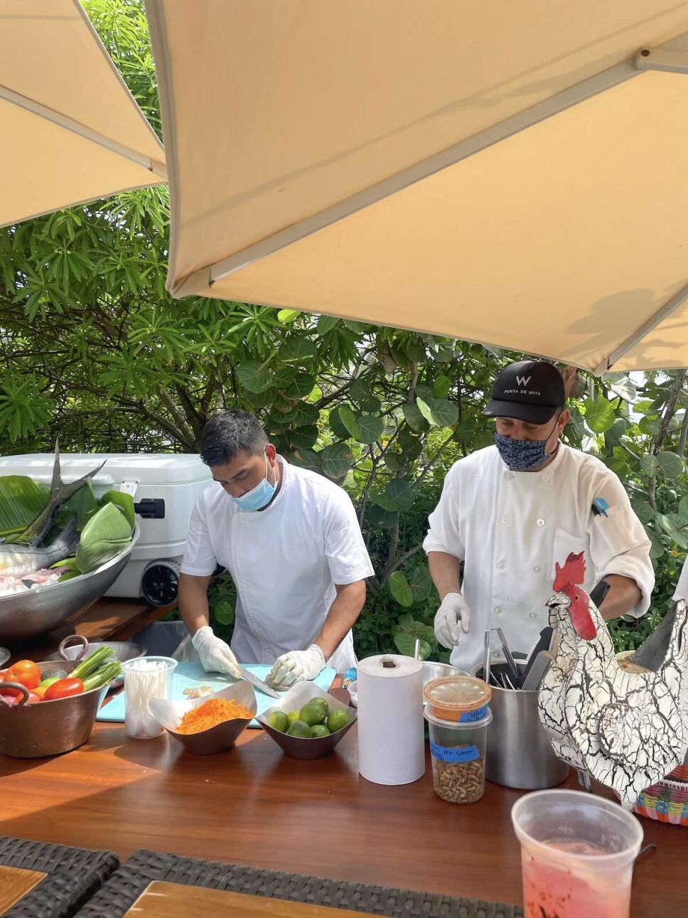 clase de ceviches en w punta de mita