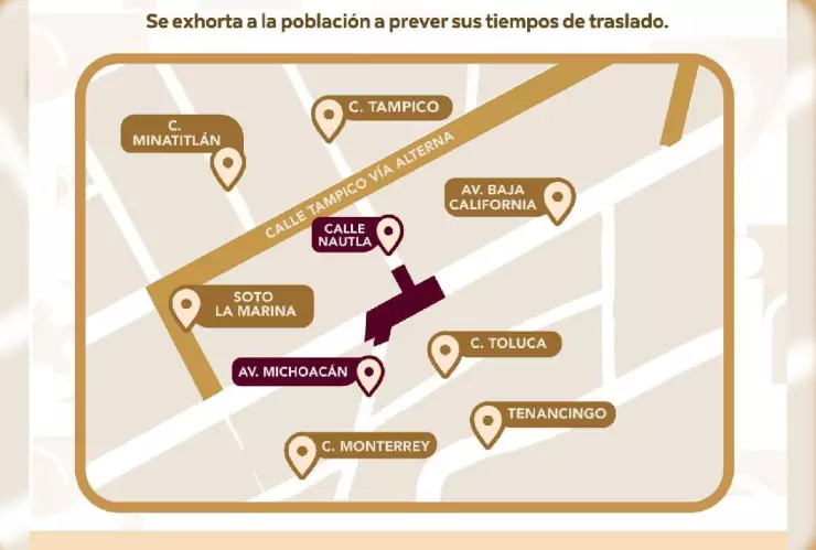 Circulación parcialmente limitada por obras públicas en la Av. Baja California de Acapulco.jpg