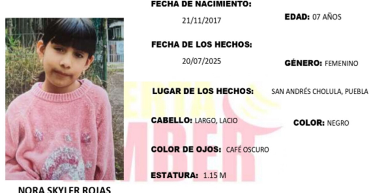 Nora Rojas Nora Skyler Rojas de 7 años de edad es reportada como desaparecida en ...