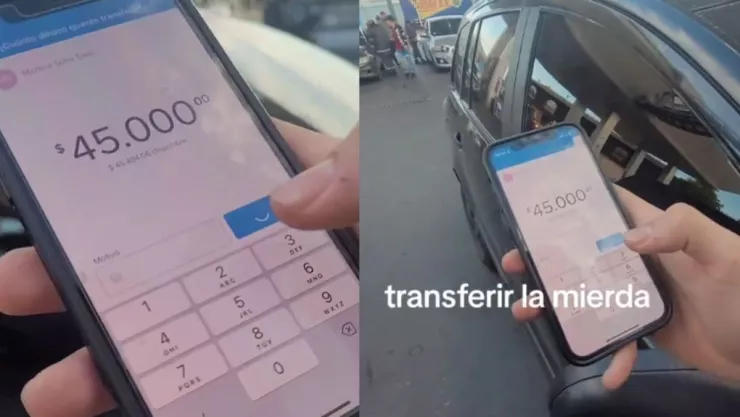 Chico transfiere su dinero a ex novia