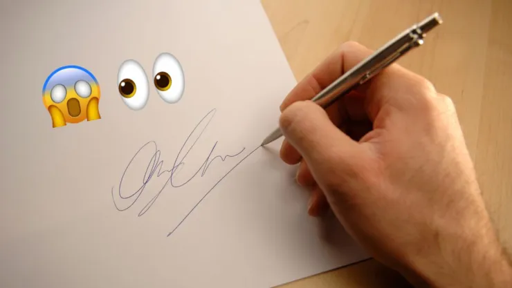 Este es el significado de escribir tu nombre completo en tu firma