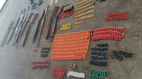 Guardia Nacional Aduanas armas Chihuahua