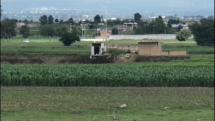 casa del socavón en Puebla 