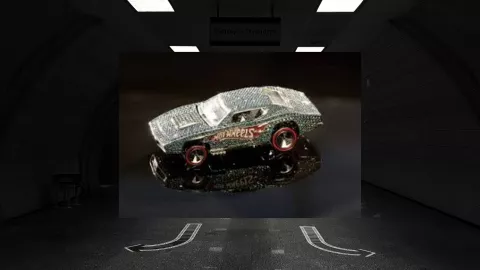 Diamond-Encrusted Hot Wheels Car