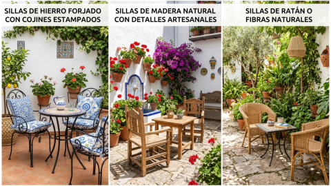Sillas estilo andaluz