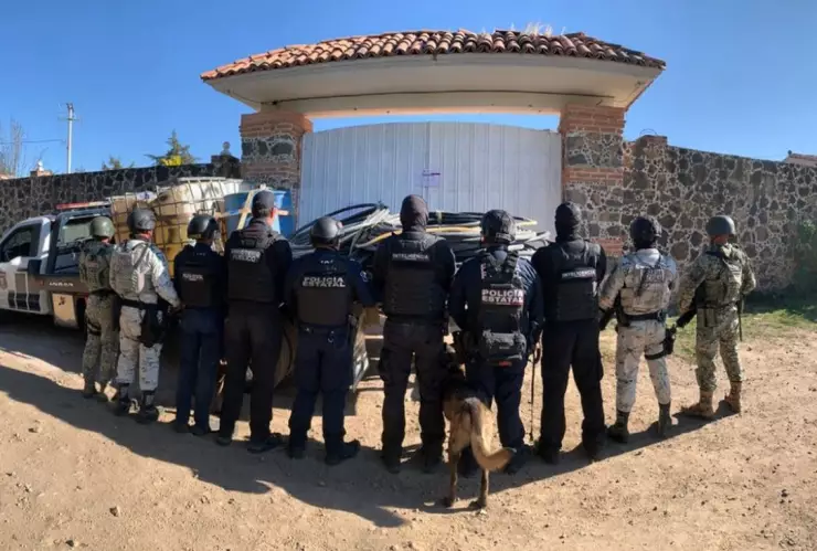 Decomisan combustible de huachicol en Hidalgo