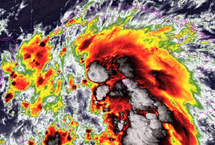 Hora EXACTA en que comenzarán las lluvias hoy en Mérida por el Potencial Ciclón Tropical