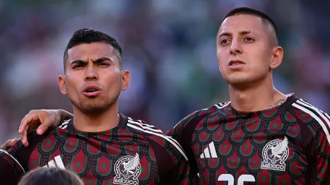 Orbelin Pineda y Roberto Alvarado