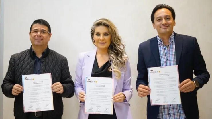 PAN, PRI y PRD firman alianza en CDMX para elecciones 2024