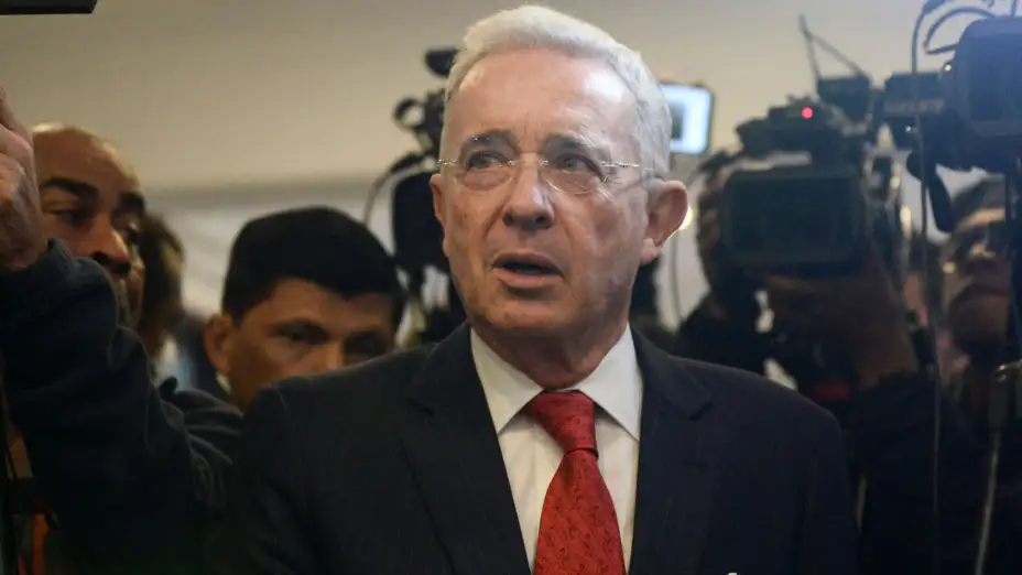 El expresidente colombiano Álvaro Uribe.