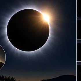 Así son las perlas de Baily: El fenómeno luminoso que acompañará al eclipse solar más largo del siglo 21