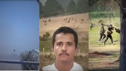 VIDEO: Captan parte del operativo para capturar a “El Mencho” en Tepalpa