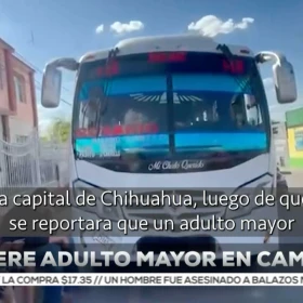 Adulto mayor muere