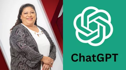 Olga Leticia utiliza ChatGPT para leer las iniciativas.