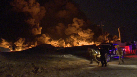 Incendio Recicladora Juarez